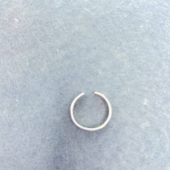 925 Thailand Sterling Silver Footprints Toe Ring Adjustable Size - Picture 10 of 12